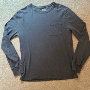 Gray - blue Long Sleeve Shirt